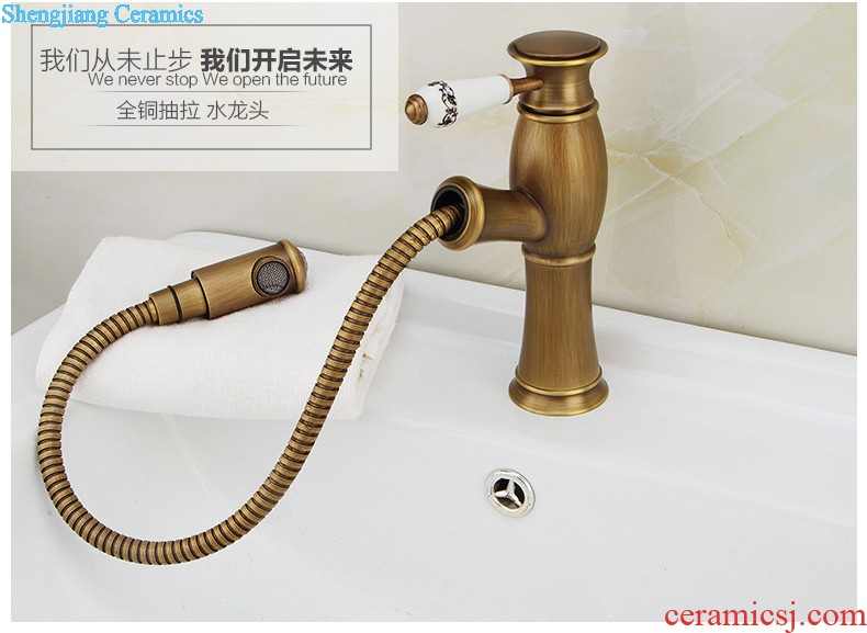 Koh larn lattice terms with individuality creative ceramic toilet implement color toilet water pumping implement the new