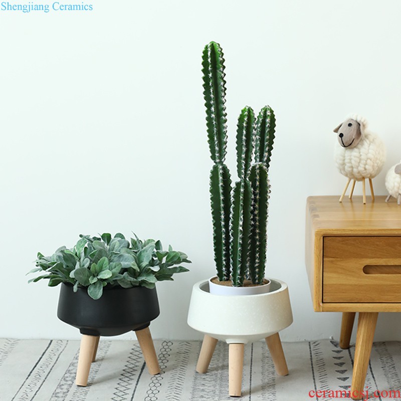 Nordic ceramic vase furnishing articles creativity thread design wind flower implement living room table flower arranging interior decoration decoration