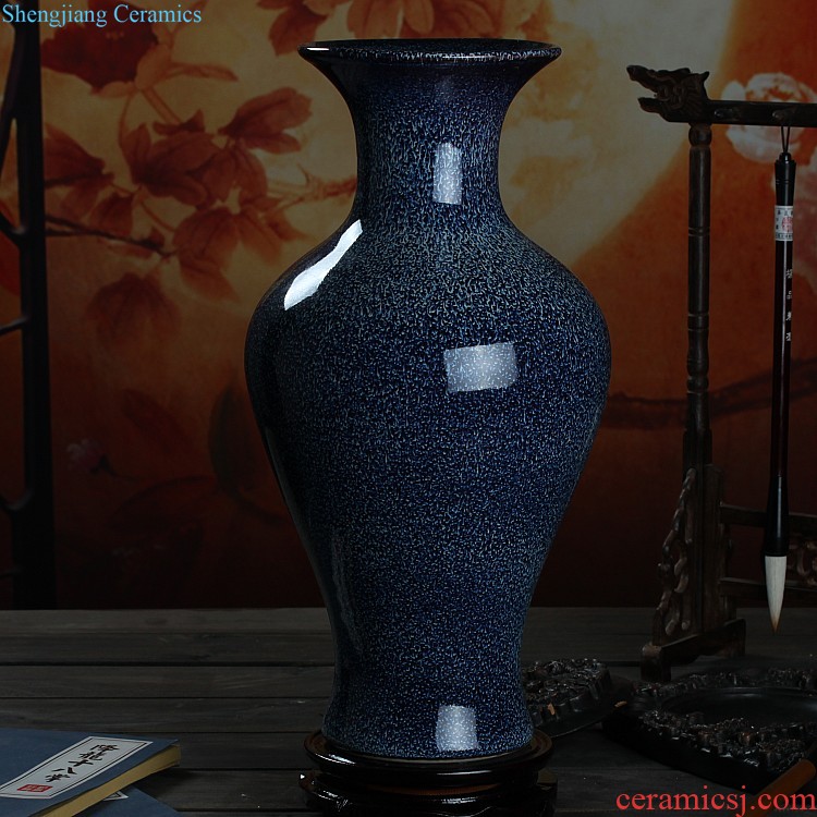 Jingdezhen ceramics new Chinese vase furnishing articles dried flower arranging flowers sitting room home TV ark soft adornment is placed