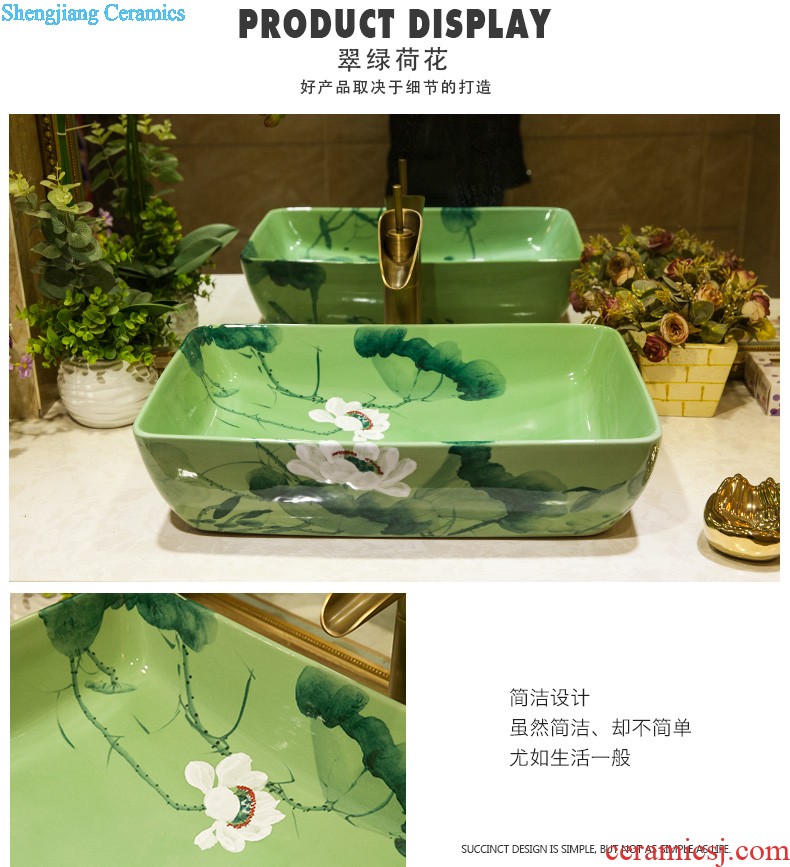 Koh larn qi ceramic wash mop pool large Mop pool slot diamond mop Drag the trumpet to mop sink basin of the balcony