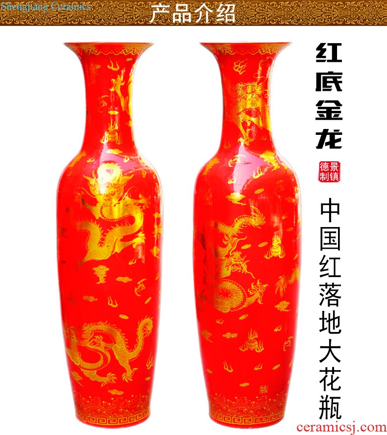 General aj241 jingdezhen ceramics from merry birds pay homage to the king Flowers and birds barrel The adornment that occupy the home furnishing articles