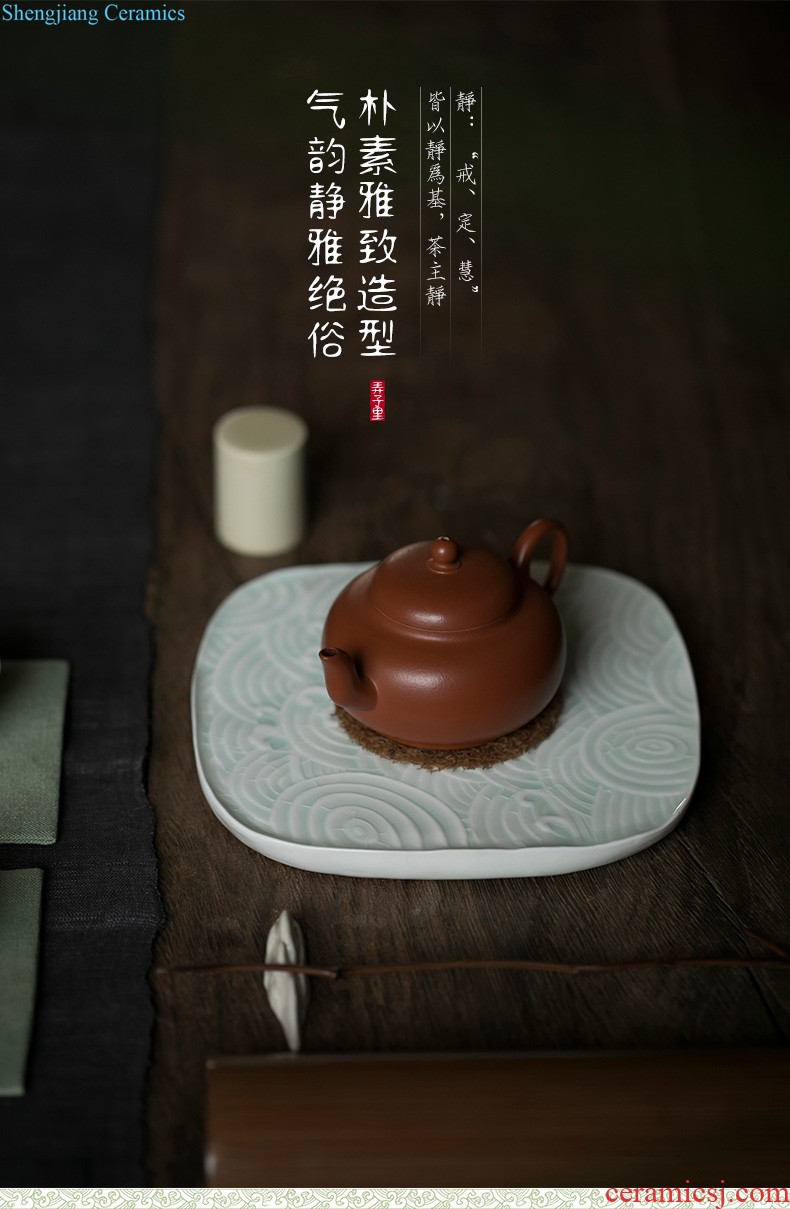 Get fair in hand-painted suit color glaze cup and a cup of tea sea jingdezhen ceramic kung fu tea tea table with zero