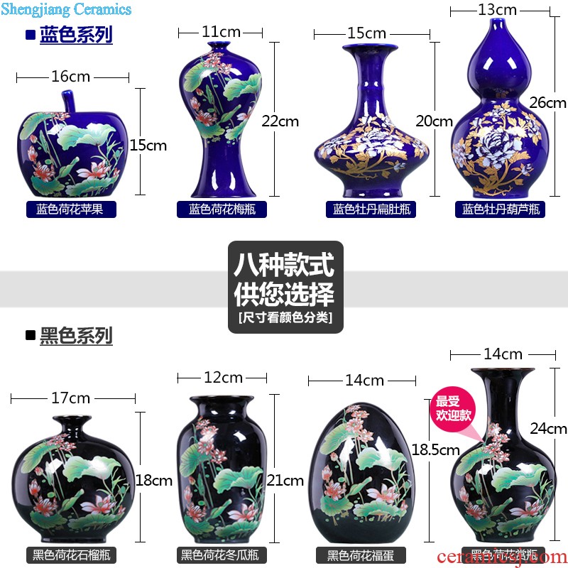 Jingdezhen ceramics furnishing articles hand-painted crane ShouYanNian hang dish sitting room of Chinese style household adornment sat dish TV ark