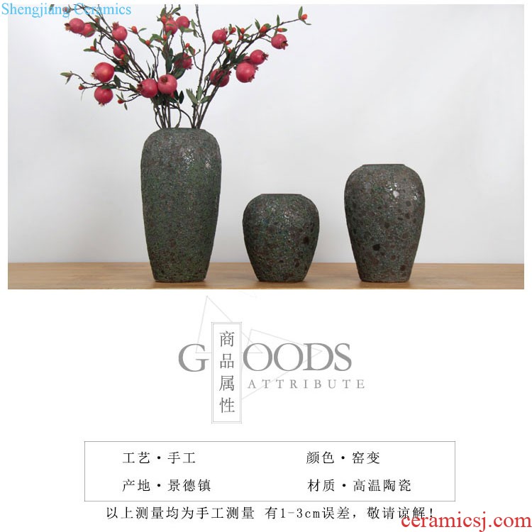 Jingdezhen European gift porcelain pot home living room TV cabinet moved into moving gift ornament furnishing articles