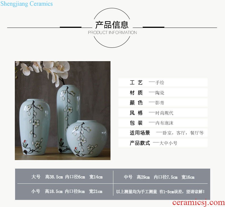 The wind restoring ancient ways beauty picturesque ceramic vases, ceramic furnishing articles Household act the role ofing is tasted furnishing articles ceramic vases, soft adornment