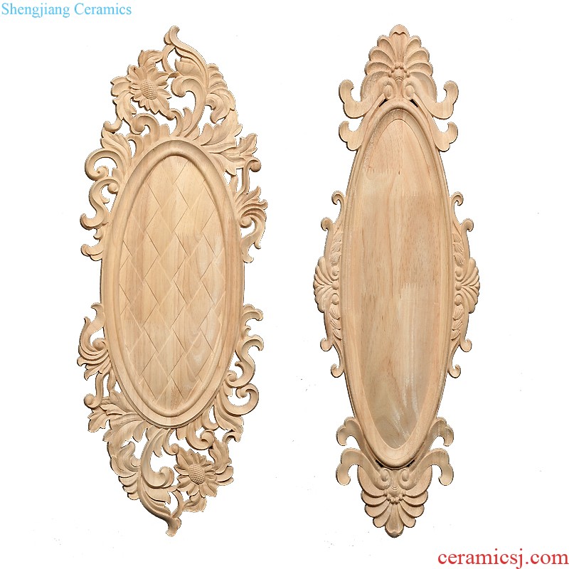 Chinese style decorates Angle of solid wood line of archaize of carve patterns or designs on woodwork hollow out beautiful case take the lintel games dongyang woodcarving condole top pass