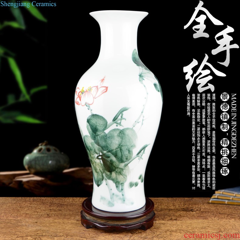 Jingdezhen ceramic modern new Chinese style flower vase The sitting room TV wine porch place home decoration