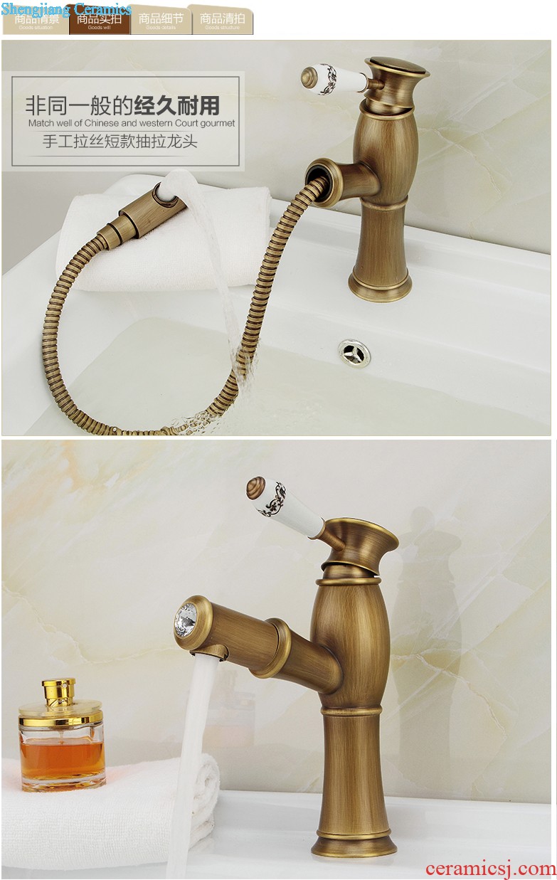 Koh larn lattice terms with individuality creative ceramic toilet implement color toilet water pumping implement the new