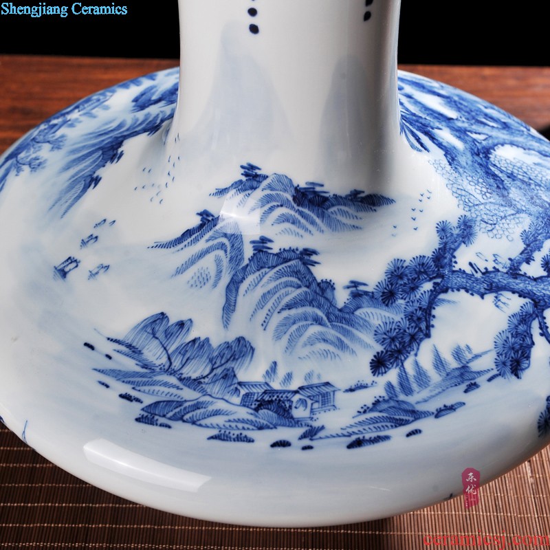 Jingdezhen ceramics porcelain imitation qianlong years wanda, vases, home sitting room of Chinese style classic decorative crafts