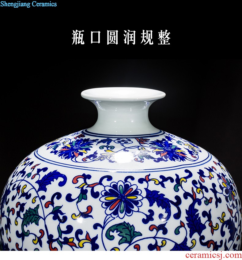 Jingdezhen ceramics famous hand-painted vases furnishing articles furnishing articles sabingga sukdun dergici jimbi Chinese style porch ark sitting room adornment