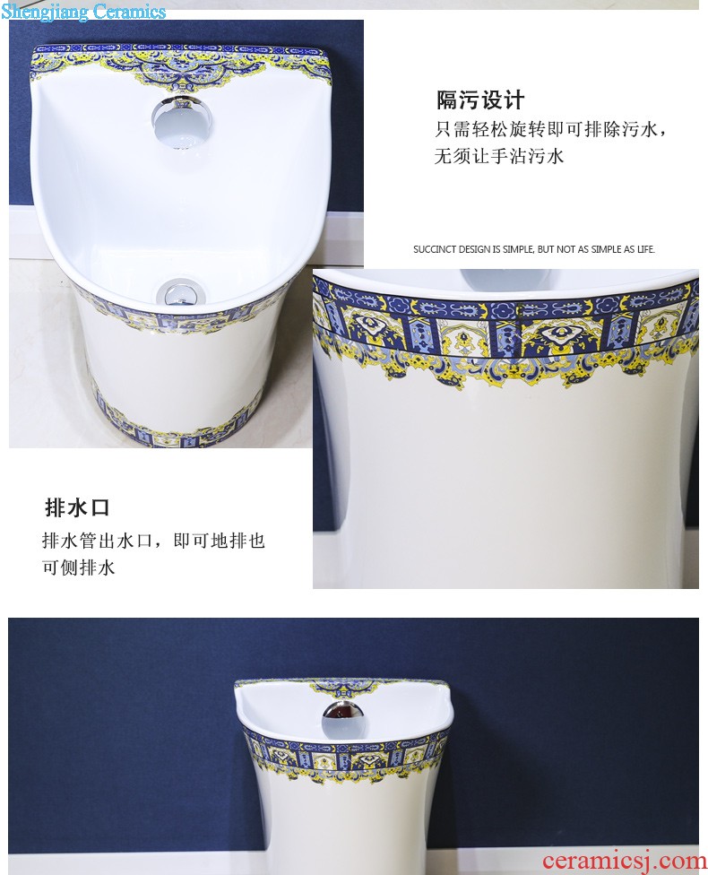 Koh larn, qi stage basin sink lavatory ceramic european-style bathroom art basin of the basin that wash a face