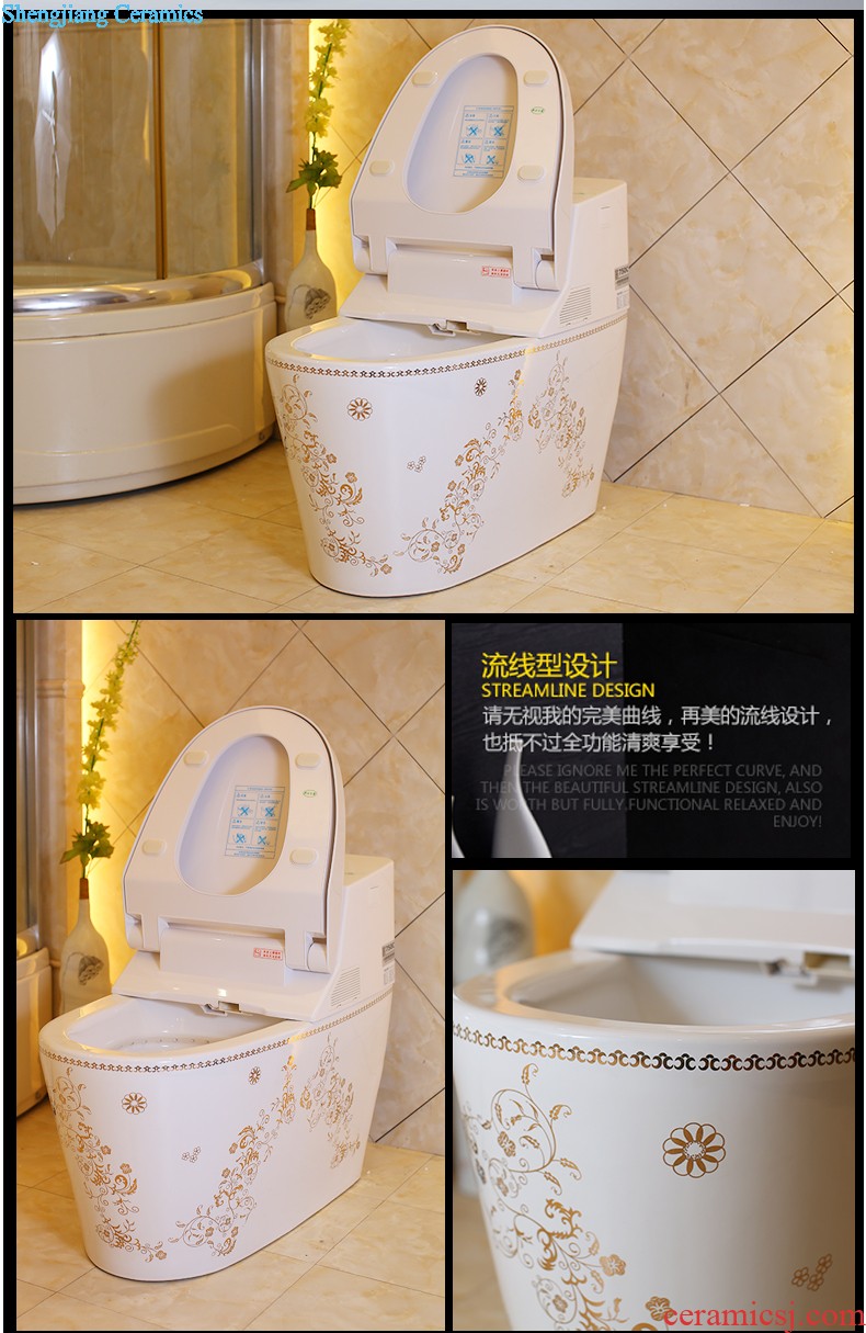 Koh larn, qi column basin ceramic lavabo basin floor balcony column type lavatory toilet a whole column