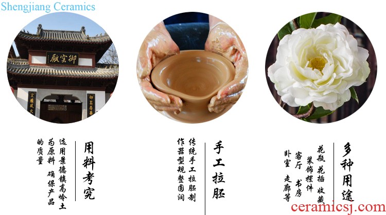 Archaize crack of jingdezhen ceramics glaze on basin tortoise cylinder fish tank water lily bowl lotus yg30