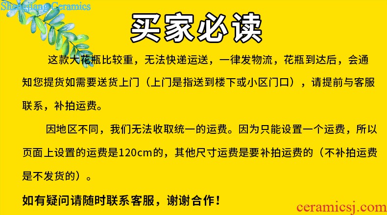 Jingdezhen ceramic masters hand draw large vases, furnishing articles now rising household decoration for the opening of blue and white porcelain gifts