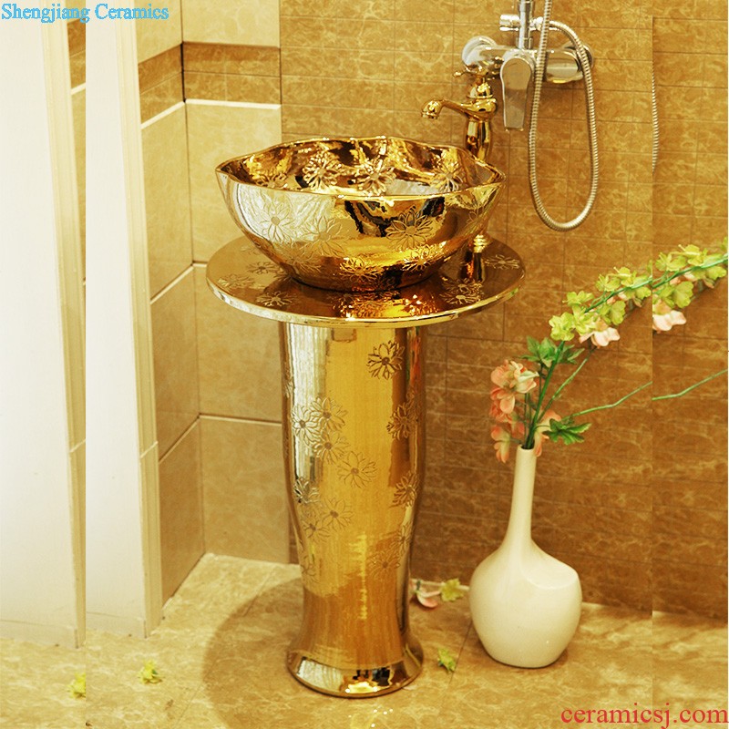 Koh larn lattice, jingdezhen ceramic toilet stage basin sink basin art basin sinks bionic marble