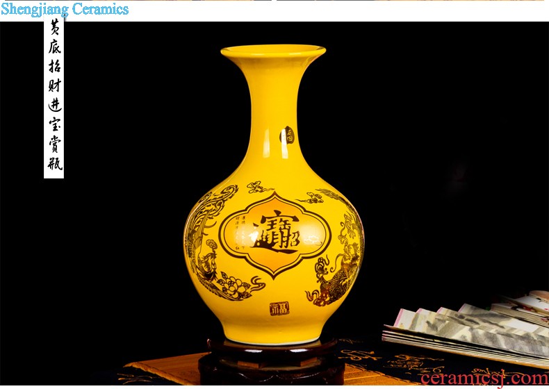 Jingdezhen ceramics of large vase very large hotel furnishing articles sitting room adornment opening gifts e139 villa