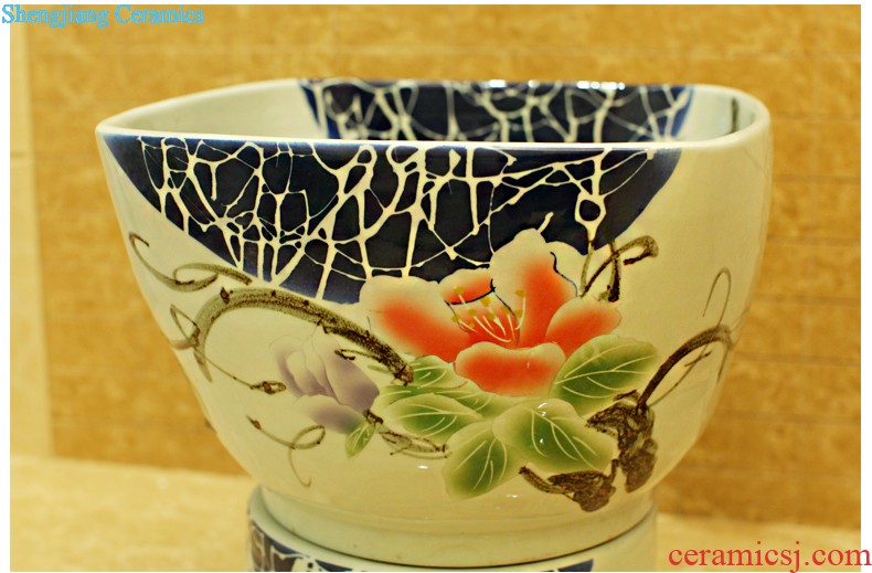 Koh larn, qi increase of jingdezhen ceramic toilet lavabo that defend bath lavatory art basin gold flipping