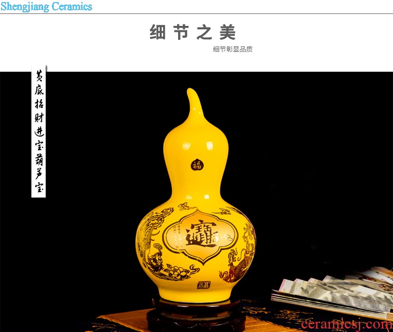 Jingdezhen ceramics of large vase very large hotel furnishing articles sitting room adornment opening gifts e139 villa