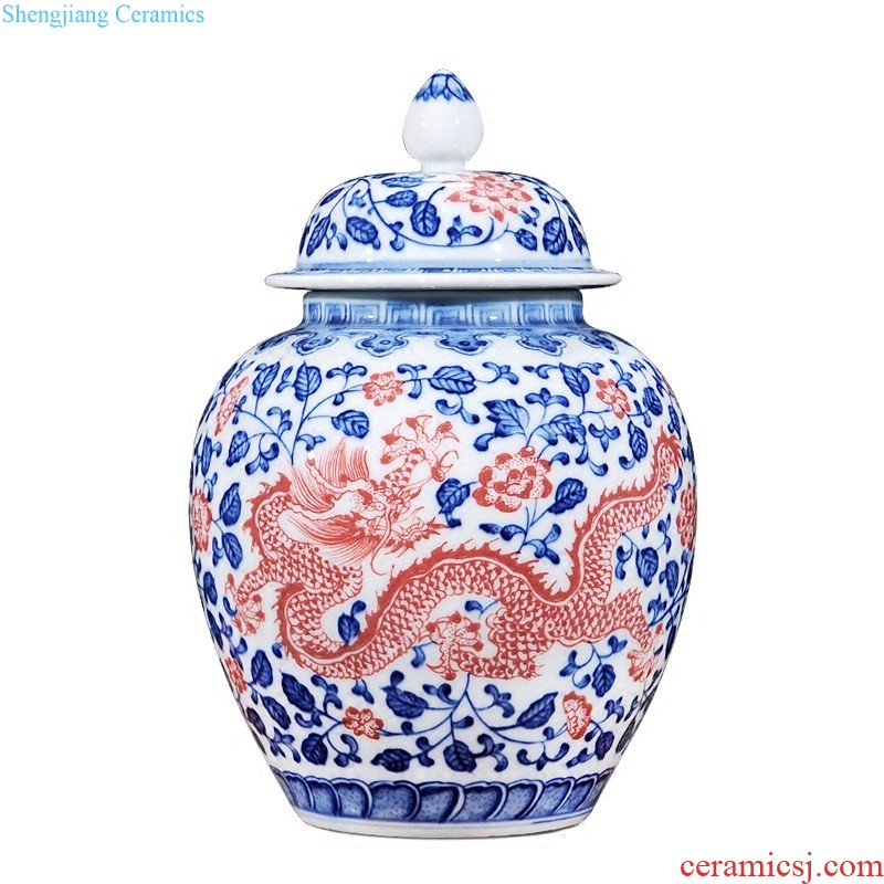 Jingdezhen ceramics powder enamel handpainted adornment, hang a picture of the great porcelain plate Chinese style household sitting room background wall furnishing articles