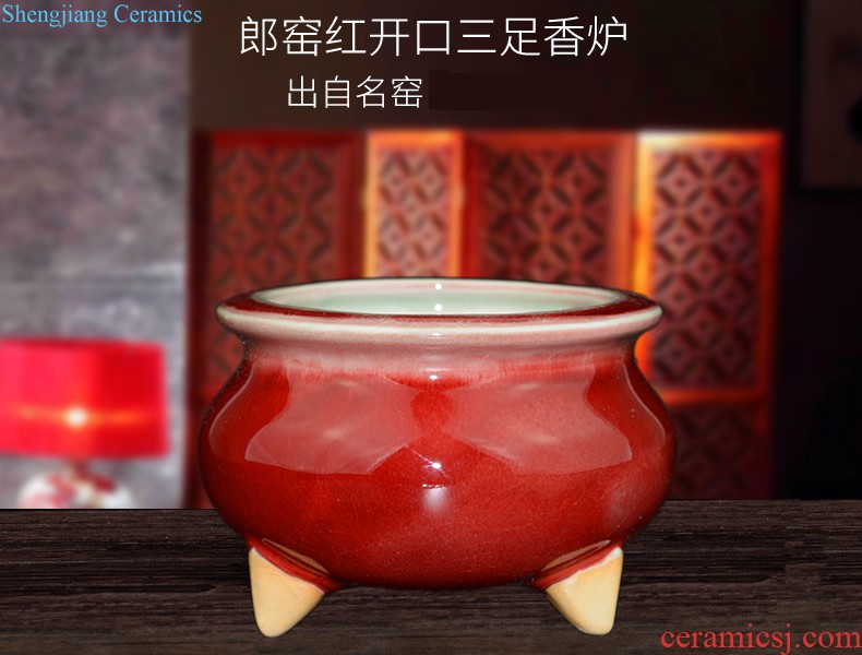 Jingdezhen ceramics Golden art word porcelain decoration plate The sitting room ark rich ancient frame TV ark furnishing articles