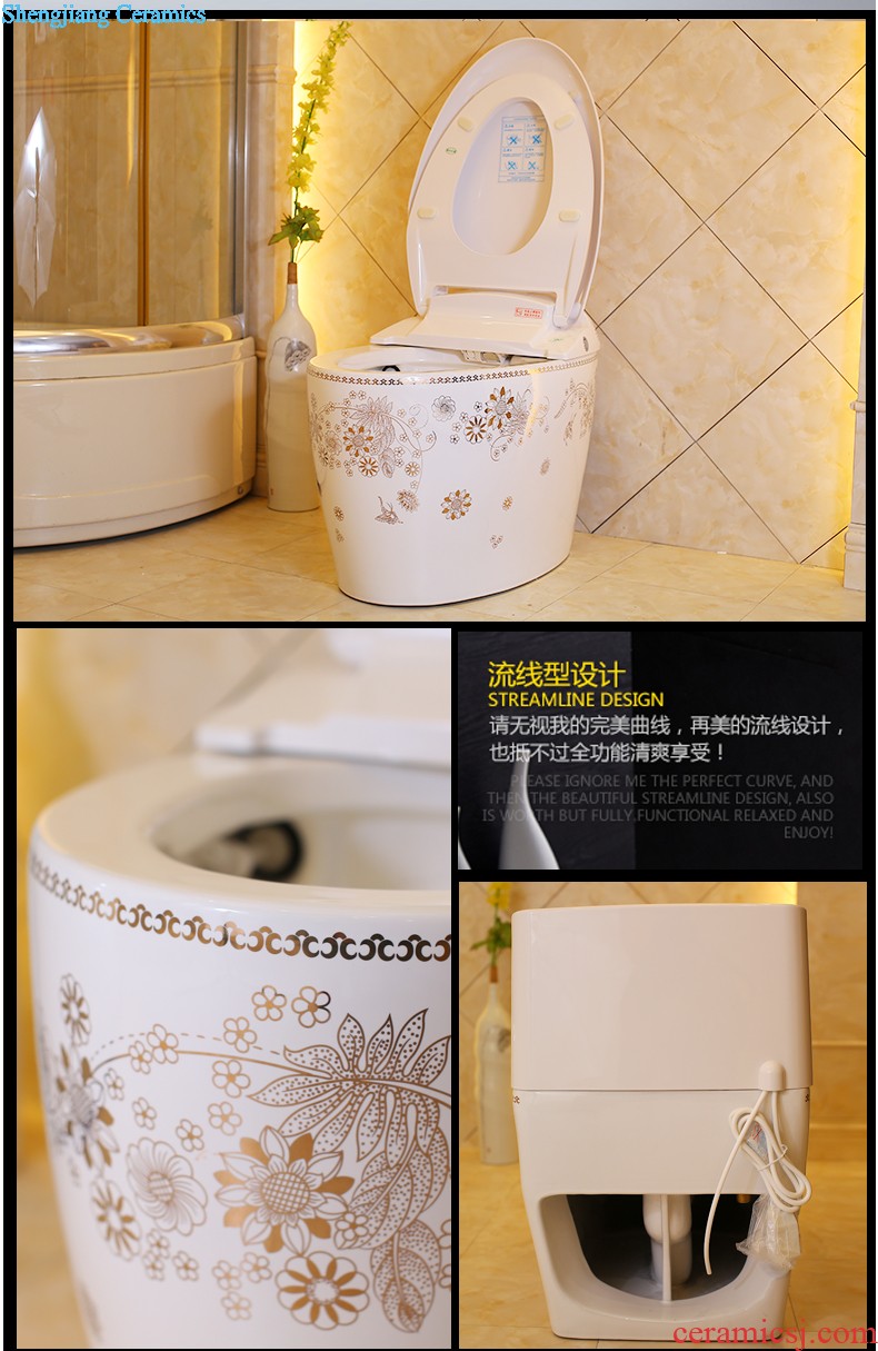 Koh larn, qi column basin ceramic lavabo basin floor balcony column type lavatory toilet a whole column