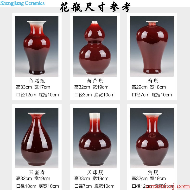 Jingdezhen ceramics Designer to add brush pot The study of creative home office furnishing articles restoring ancient ways