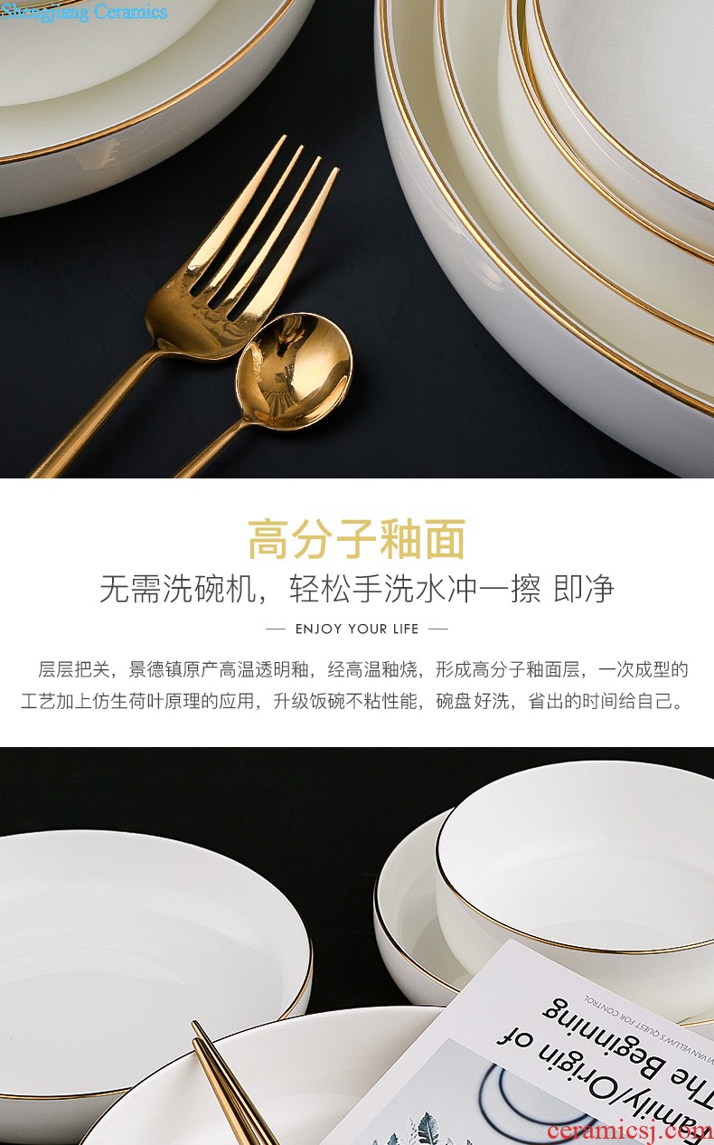 European bone China phnom penh dish household food dish fish dish creative ceramic dinner plate dishes tableware suit non-success que