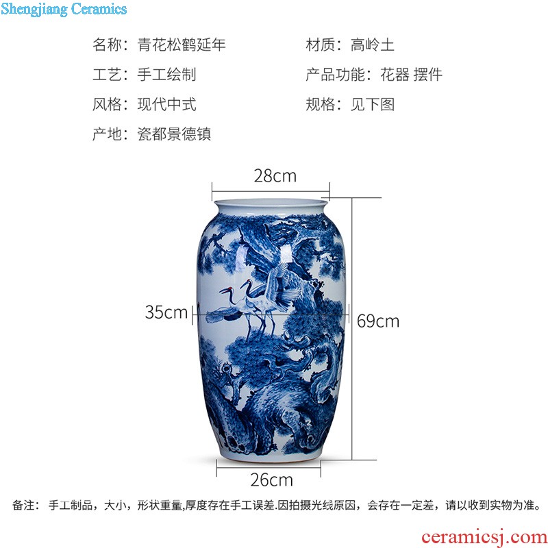 Jingdezhen ceramic tea pot Puer tea pot seal tank storage tank inferior on tea boxes, tea sets of household