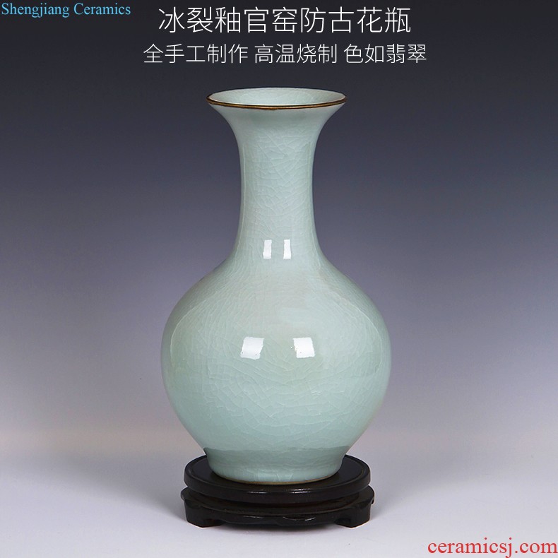 Hand draw blue and white porcelain, porcelain in jingdezhen ceramic vase new colorful ceramic vases, furnishing articles antique furniture