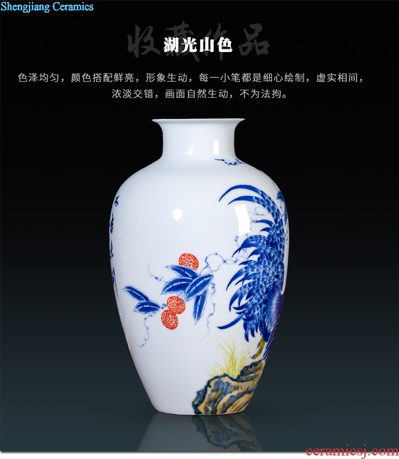 Hc - 093 jingdezhen ceramics vases, flower arranging bamboo seven sages in classical Chinese ancient frame sitting room adornment is placed