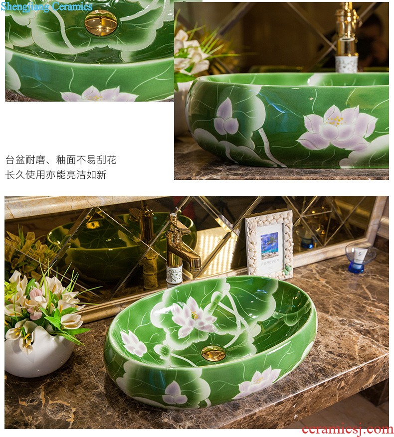 Koh larn qi ceramic wash mop pool large Mop pool slot diamond mop Drag the trumpet to mop sink basin of the balcony