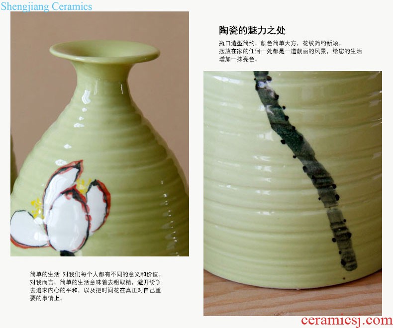 Rain tong home | jingdezhen ceramic high-temperature kiln ceramic flower, flower vases, ceramic furnishing articles porch decoration