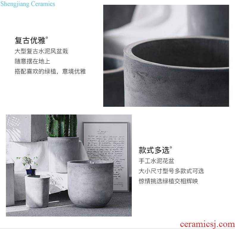 Contemporary and contracted land sitting room creative flower arranging furnishing articles home decoration ceramic dry flower vase floral arrangements