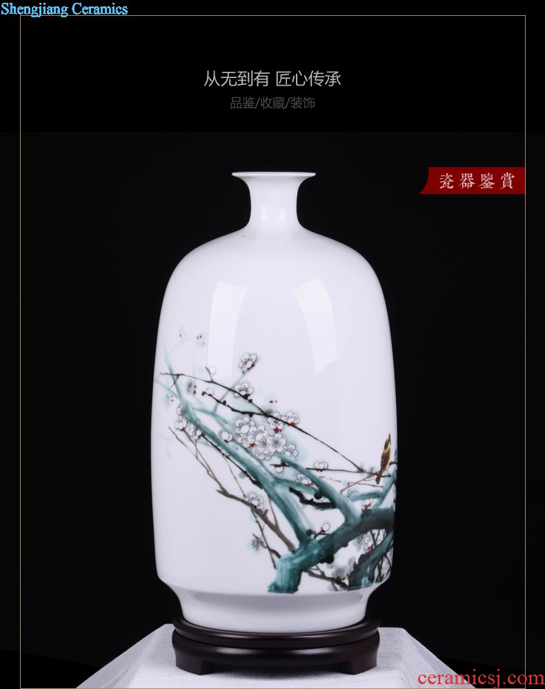 Spring of jingdezhen ceramics vase hand-painted high-ranked imperial concubine drunk Chinese style household adornment the sitting room TV ark furnishing articles