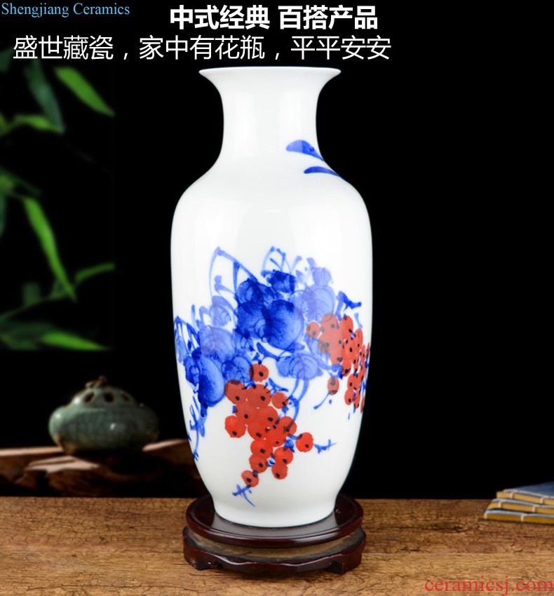 Jingdezhen ceramic modern new Chinese style flower vase The sitting room TV wine porch place home decoration