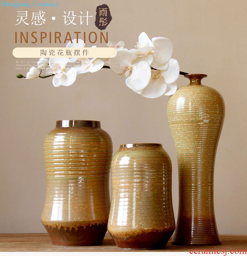 American country process hand-painted ceramic pot furnishing articles Home decoration home furnishing articles