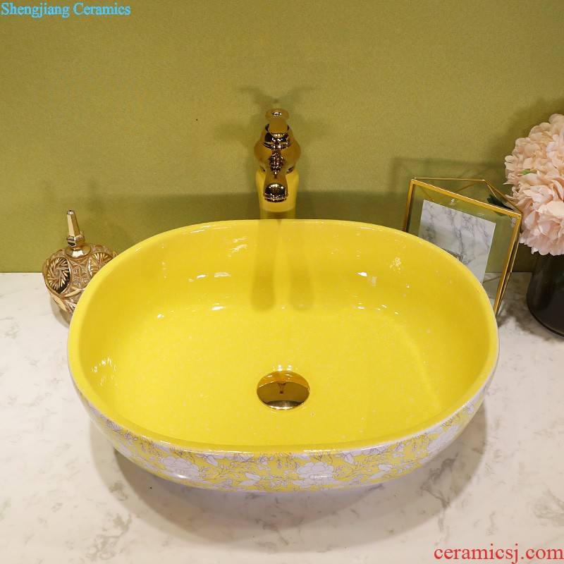 The stage basin ceramic lavabo lavatory basin elliptic toilet basin art basin of wash gargle household