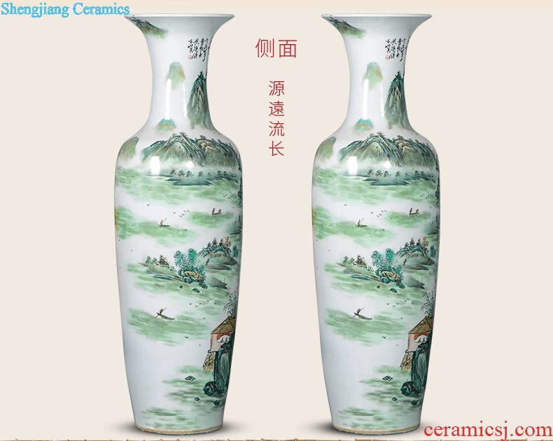 A213 jingdezhen ceramics of large vases, antique Chinese style household sitting room porch place large ornament