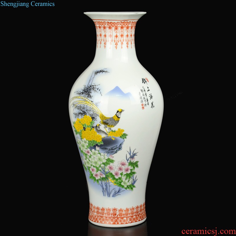 European contemporary and contracted vase furnishing articles sitting room dry flower arranging flowers home decoration ceramic flowers dancing orchid suits