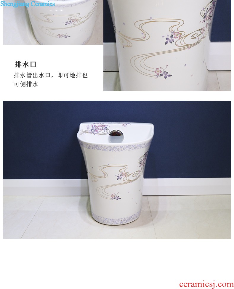 Koh larn, qi stage basin sink lavatory ceramic european-style bathroom art basin of the basin that wash a face