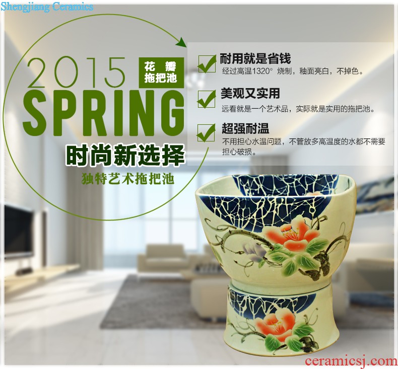 Koh larn, qi increase of jingdezhen ceramic toilet lavabo that defend bath lavatory art basin gold flipping