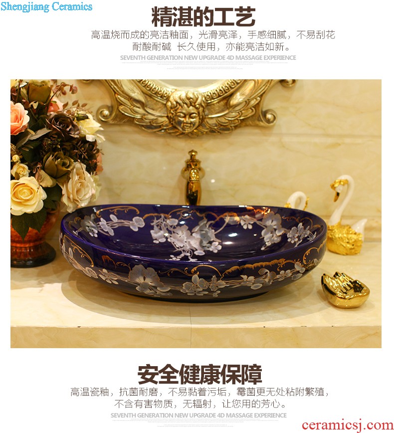 The package mail on bonsai, ceramic art big elliptical A008 lavabo that defend bath lavatory basin