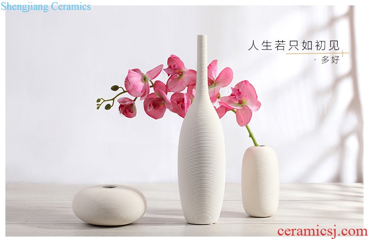 Jingdezhen ceramics General celadon pot vase New Chinese style example room sitting room household soft adornment is placed