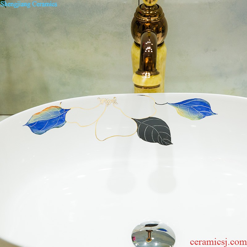 Koh larn, qi stage basin sink lavatory ceramic european-style bathroom art basin of the basin that wash a face