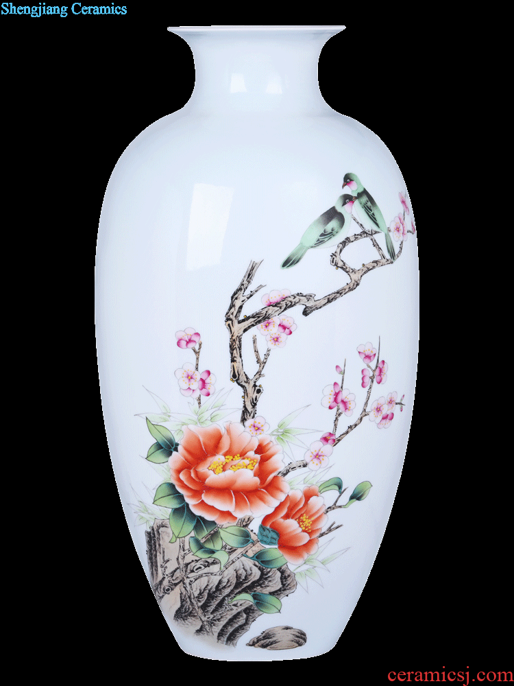 Jingdezhen ceramics flower adornment masters creation soul figure well hills, new Chinese style household sitting room porch place