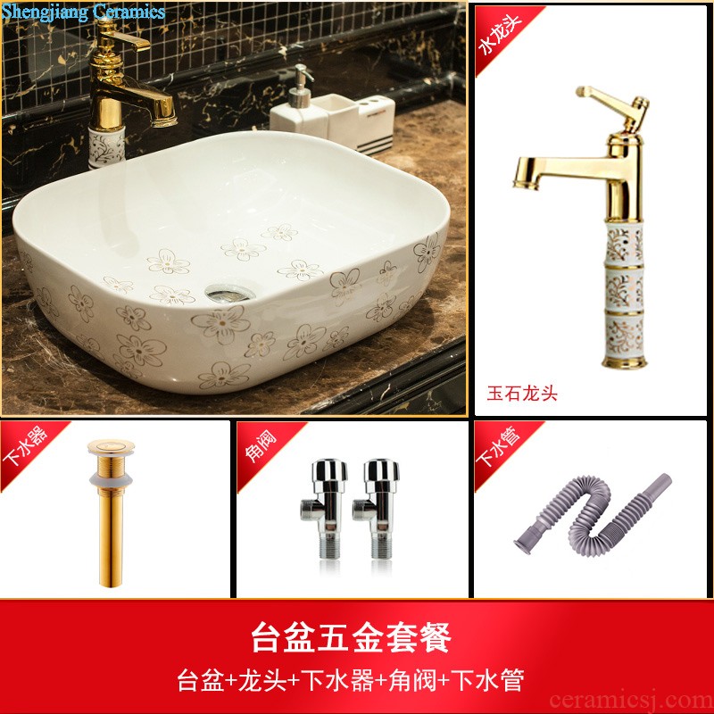 Koh larn, qi ceramic sanitary ware of toilet stage basin sink toilet lavatory basin hand movements