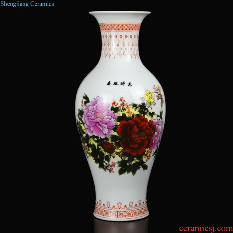 European contemporary and contracted vase furnishing articles sitting room dry flower arranging flowers home decoration ceramic flowers dancing orchid suits