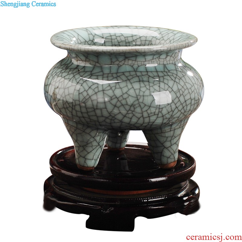 Of 264 hand-painted porcelain jingdezhen ceramics youligong vase Household China antique wooden frame suits