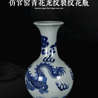 Jingdezhen ceramics POTS red apple storage tank is a thriving business place large sitting room adornment marriage