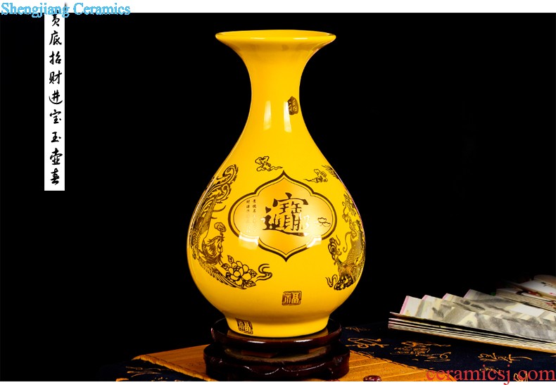 Jingdezhen ceramics of large vase very large hotel furnishing articles sitting room adornment opening gifts e139 villa